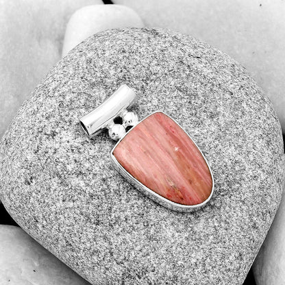 Natural Pink Tulip Quartz Pendant P-1259 SDP126570