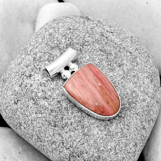 Natural Pink Tulip Quartz Pendant P-1259 SDP126570