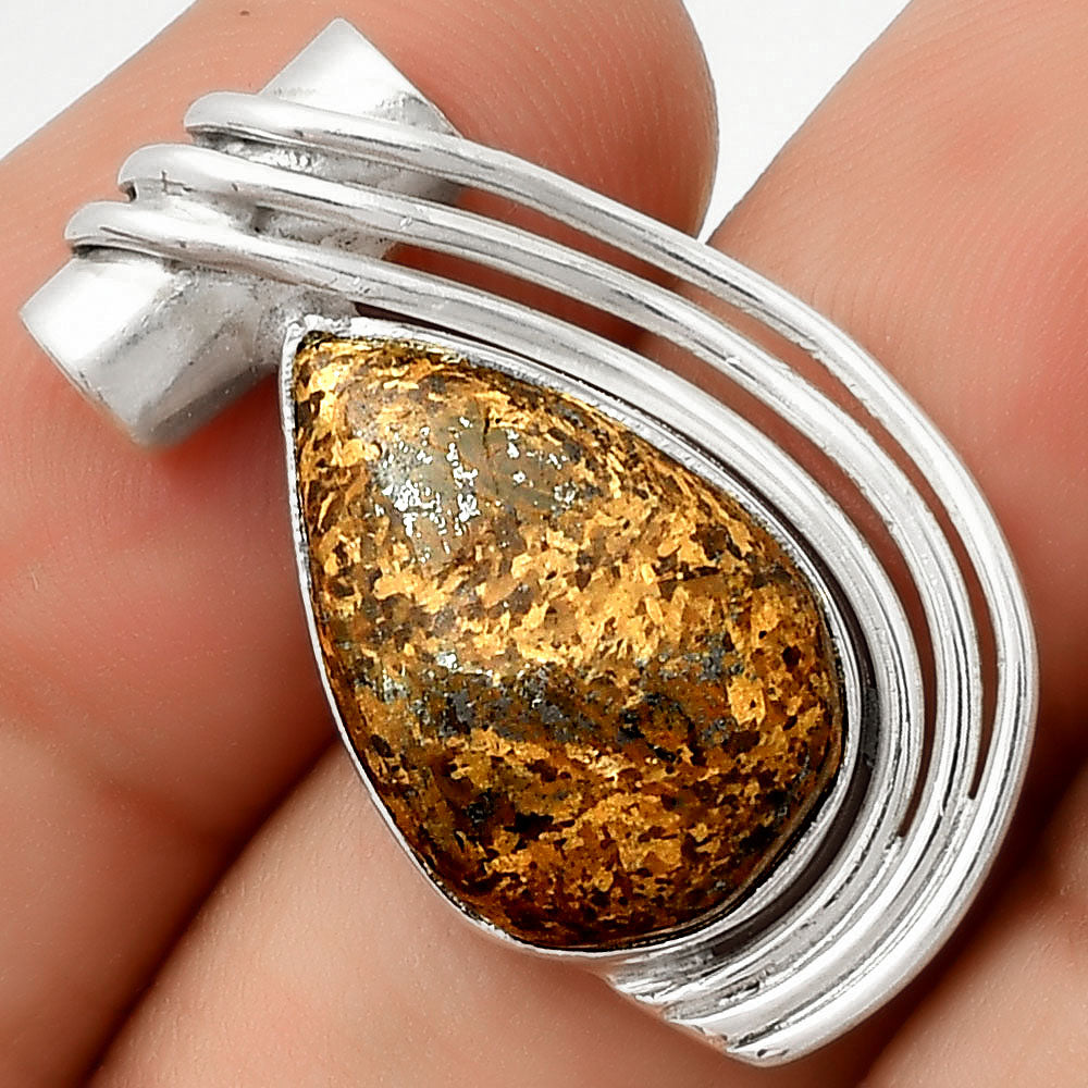 Natural Bronzite Pendant P-1432 SDP126595