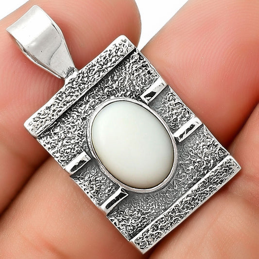 Natural White Opal Pendant P-1658 SDP126620