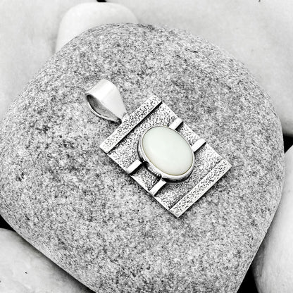 Natural White Opal Pendant P-1658 SDP126620