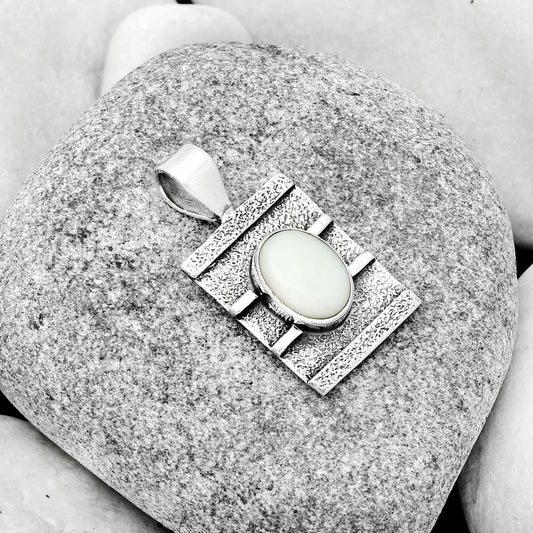 Natural White Opal Pendant P-1658 SDP126620