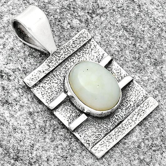 Natural White Opal Pendant P-1658 SDP126625