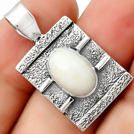 Natural White Opal Pendant P-1658 SDP126634