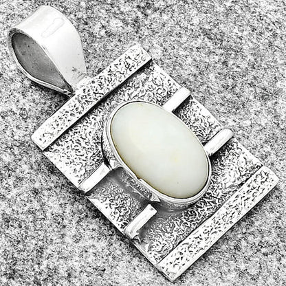 Natural White Opal Pendant P-1658 SDP126634