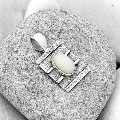 Natural White Opal Pendant P-1658 SDP126634