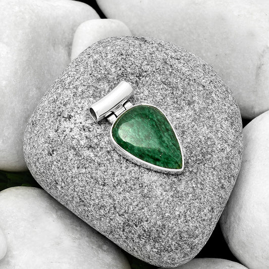 Natural Green Aventurine Pendant P-1621 SDP126689