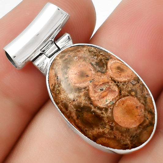 Natural Poppy Jasper Pendant P-1621 SDP126700