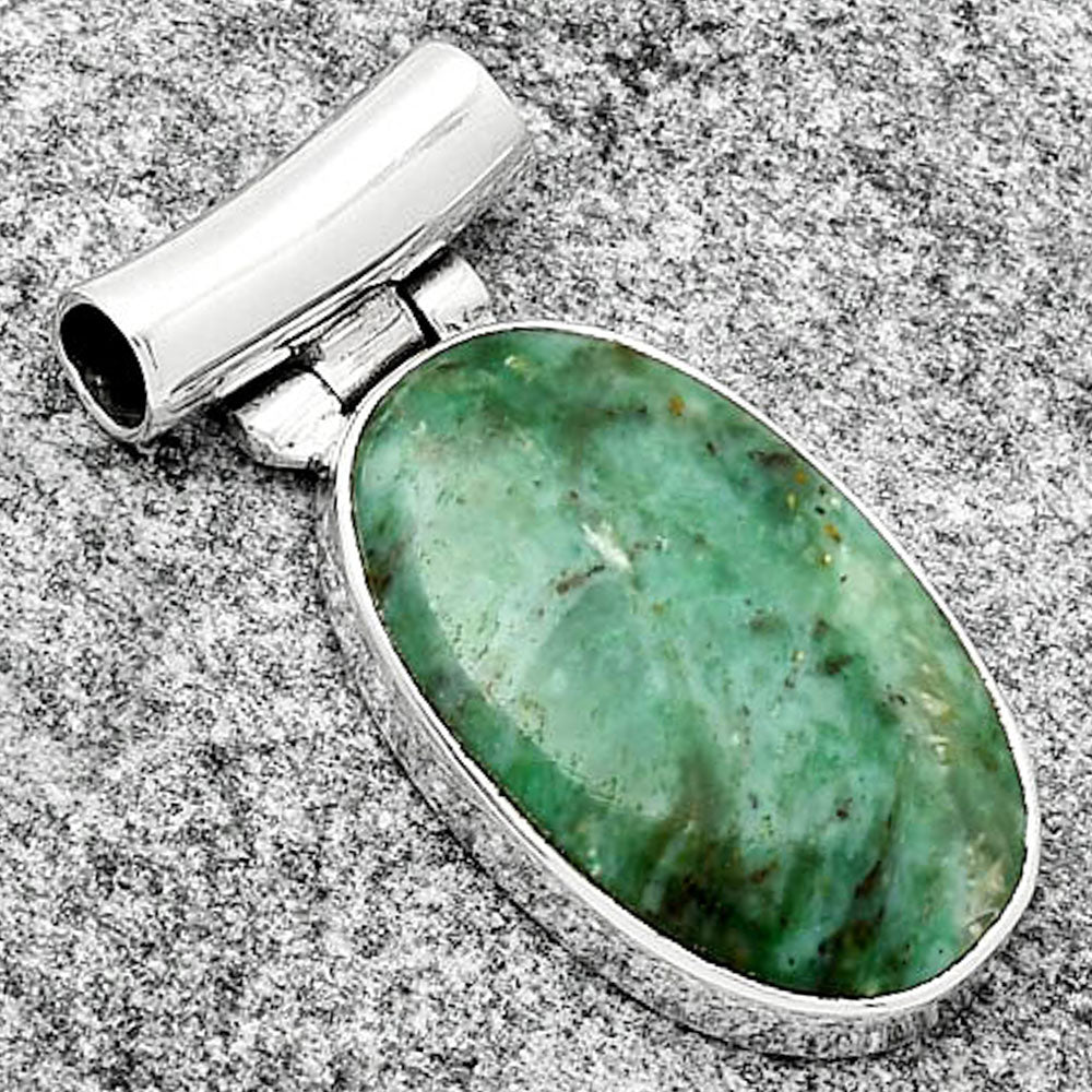 Natural Larsonite Jasper Pendant P-1621 SDP126720