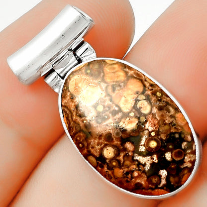 Natural Poppy Jasper Pendant P-1621 SDP126723