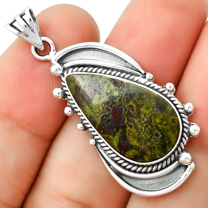 Dragon Blood Stone - South Africa Pendant P-1012 SDP126823
