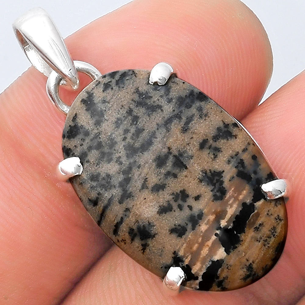 Natural Russian Honey Dendrite Opal Pendant P-1013 SDP126879