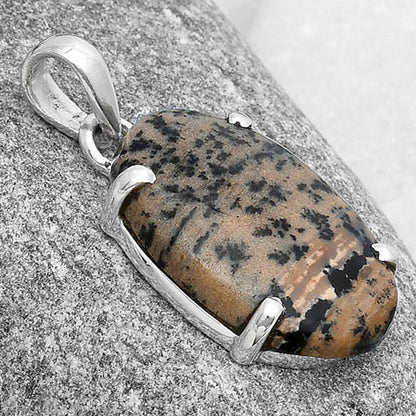 Natural Russian Honey Dendrite Opal Pendant P-1013 SDP126879