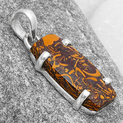 Natural Coquina Fossil Jasper - India Pendant P-1013 SDP126882