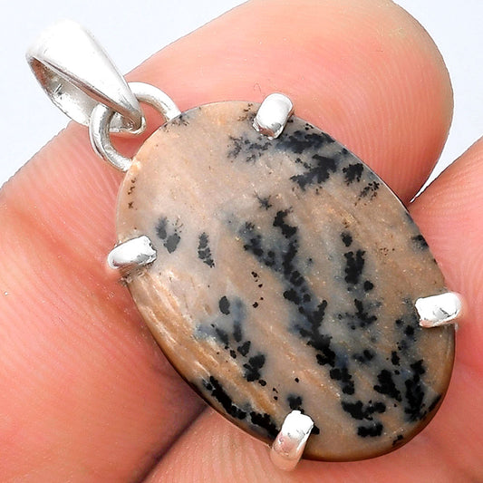 Natural Russian Honey Dendrite Opal Pendant P-1013 SDP126885