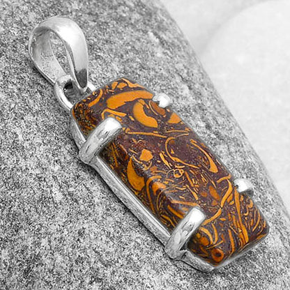 Natural Coquina Fossil Jasper - India Pendant P-1013 SDP126887
