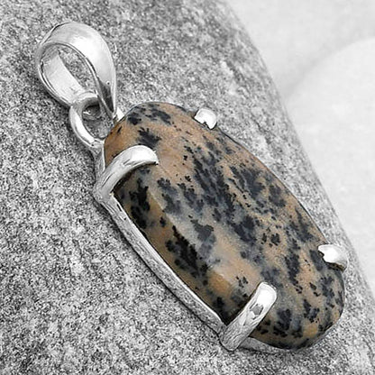 Natural Russian Honey Dendrite Opal Pendant P-1013 SDP126888