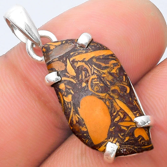 Natural Coquina Fossil Jasper - India Pendant P-1013 SDP126889