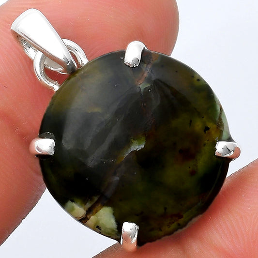 Natural Chrome Chalcedony Pendant P-1013 SDP126894