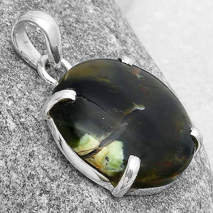 Natural Chrome Chalcedony Pendant P-1013 SDP126894