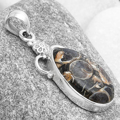 Natural Turtella Jasper - USA Pendant P-1220 SDP126906