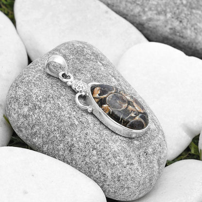 Natural Turtella Jasper - USA Pendant P-1220 SDP126906