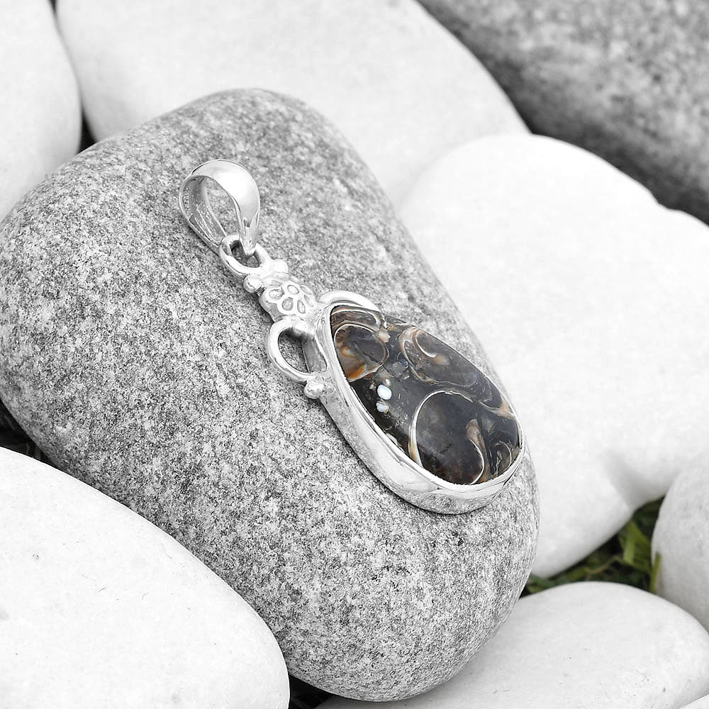 Natural Turtella Jasper - USA Pendant P-1220 SDP126912
