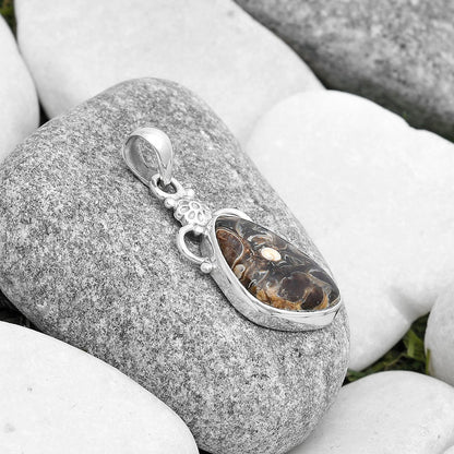 Natural Turtella Jasper - USA Pendant P-1220 SDP126914