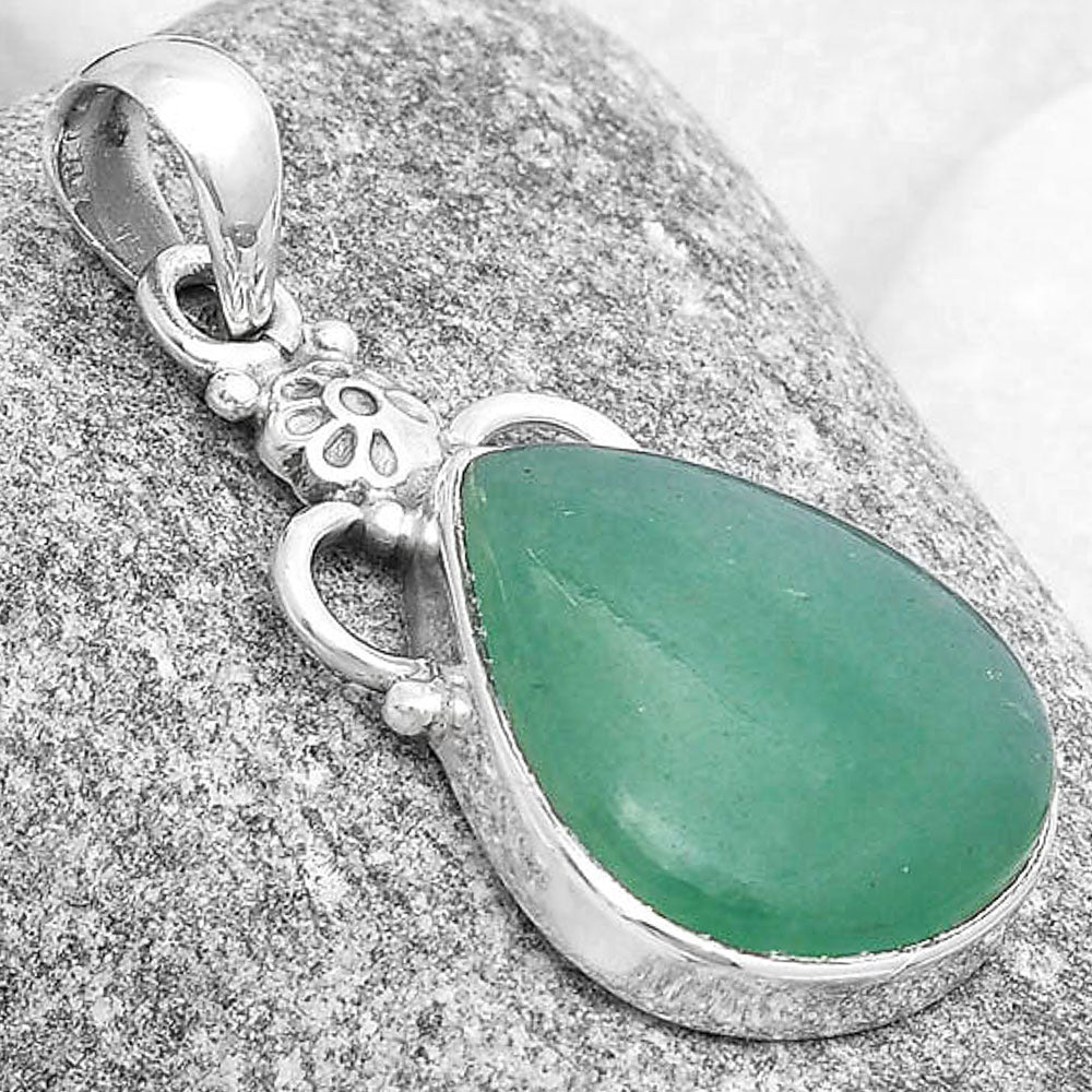 Natural Green Aventurine Pendant P-1220 SDP126930