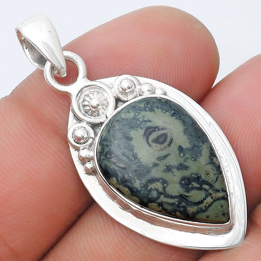 Natural Star Galaxy Jasper Pendant P-1350 SDP126963
