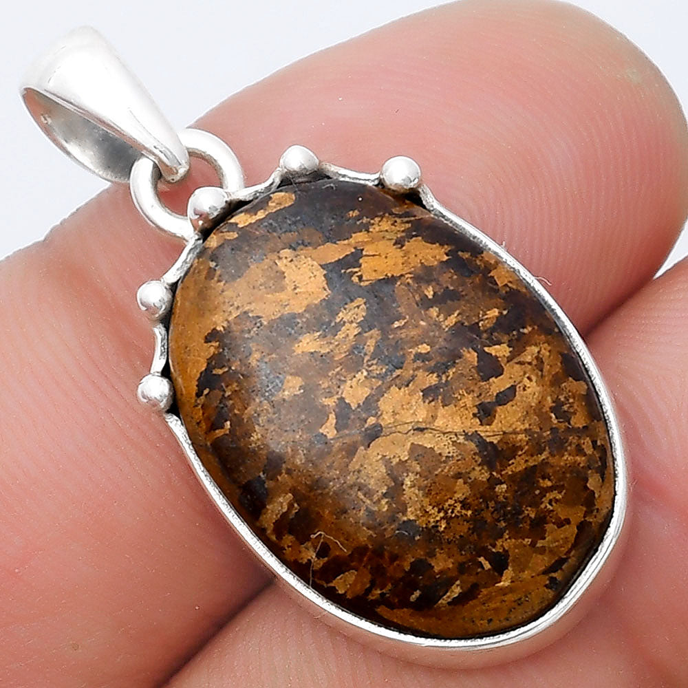 Natural Bronzite Pendant P-1349 SDP126995