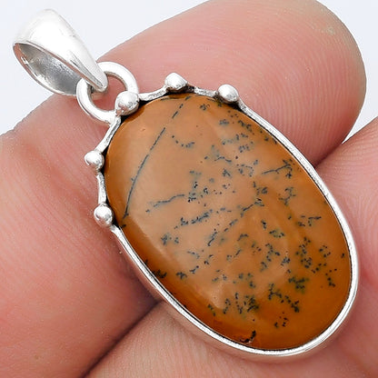Natural Russian Honey Dendrite Opal Pendant P-1349 SDP127000