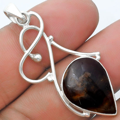 Natural Red Palm Root Agate Pendant P-1036 SDP127021