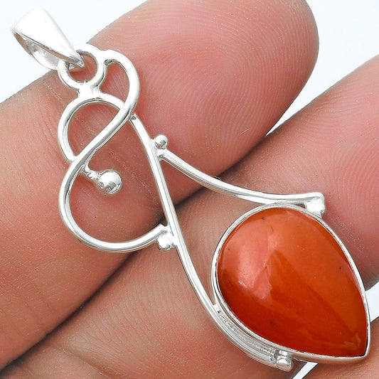 Natural Orange Aventurine Pendant P-1036 SDP127031