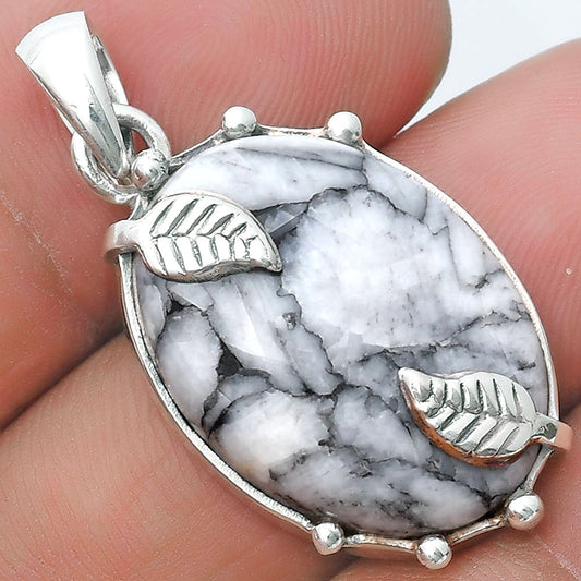 Natural Pinolith Stone Pendant P-1226 SDP127039