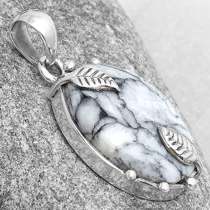 Natural Pinolith Stone Pendant P-1226 SDP127039
