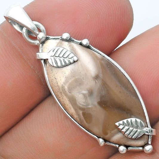 Natural Flint Stone Pendant P-1226 SDP127041