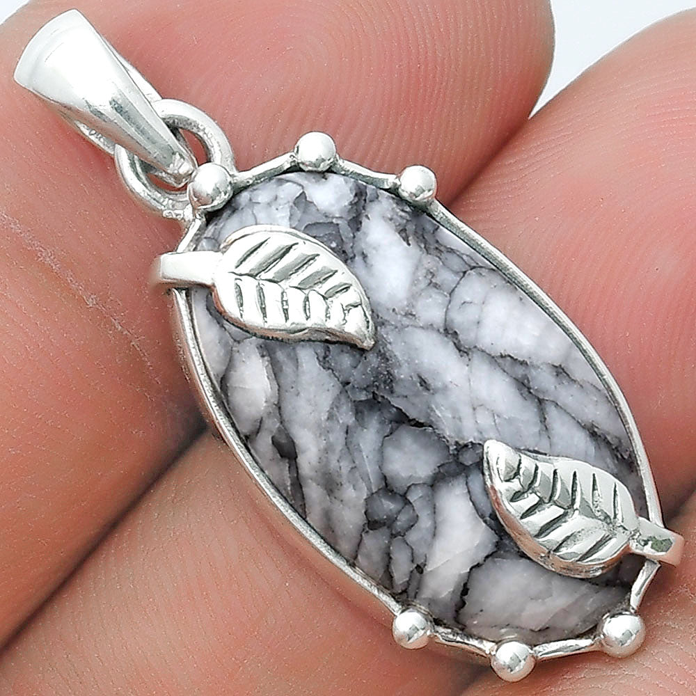 Natural Pinolith Stone Pendant P-1226 SDP127044