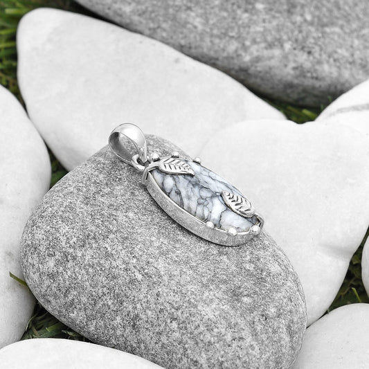 Natural Pinolith Stone Pendant P-1226 SDP127044