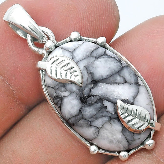 Natural Pinolith Stone Pendant P-1226 SDP127045