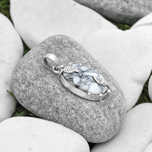 Natural Pinolith Stone Pendant P-1226 SDP127045