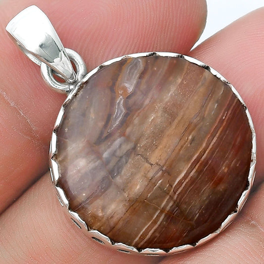 Natural Red Palm Root Agate Pendant P-1637 SDP127081