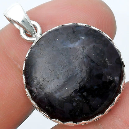 Natural Indigo Gabbro Pendant P-1637 SDP127084