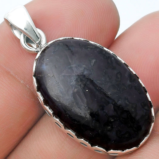 Natural Indigo Gabbro Pendant P-1637 SDP127099