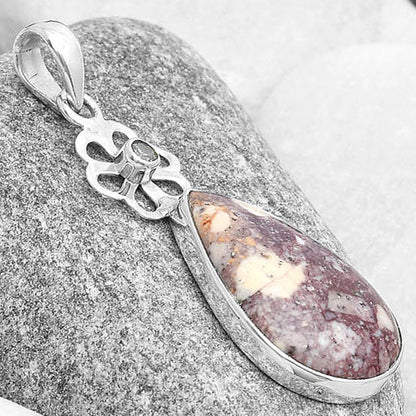 Wild Horse Jasper & White Quartz Pendant P-1634 SDP127169
