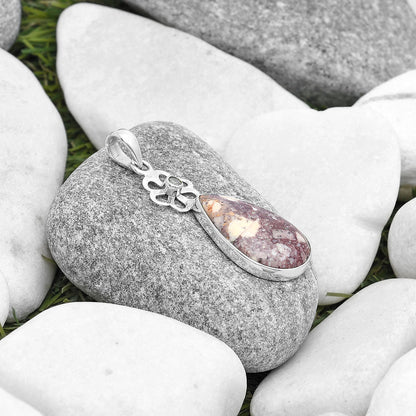 Wild Horse Jasper & White Quartz Pendant P-1634 SDP127169