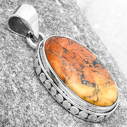 Natural Maligano Jasper - Indonesia Pendant P-1134 SDP127203