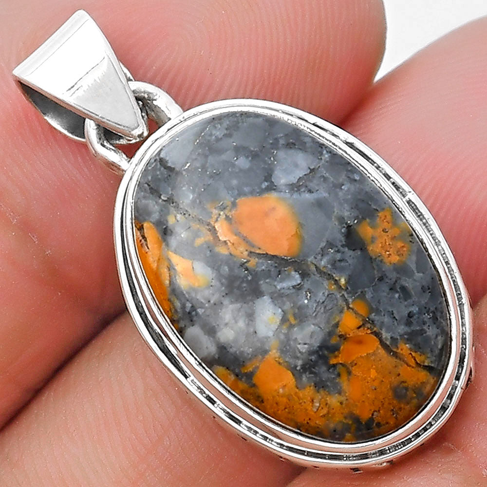 Natural Maligano Jasper - Indonesia Pendant P-1134 SDP127207