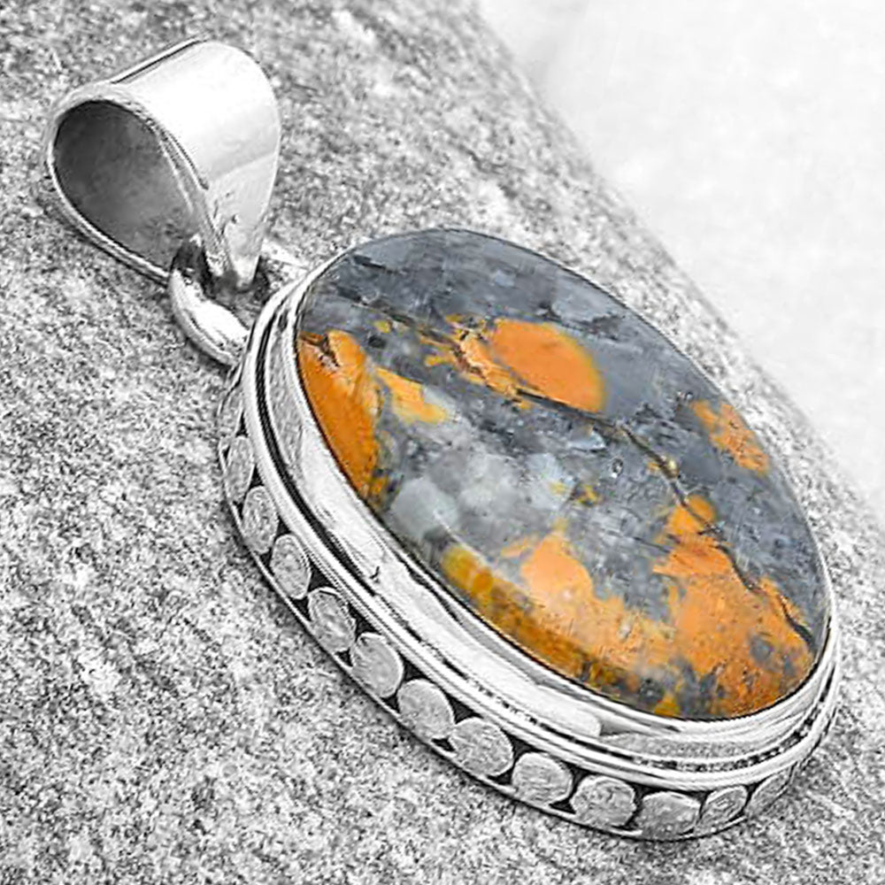 Natural Maligano Jasper - Indonesia Pendant P-1134 SDP127207