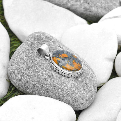 Natural Maligano Jasper - Indonesia Pendant P-1134 SDP127207